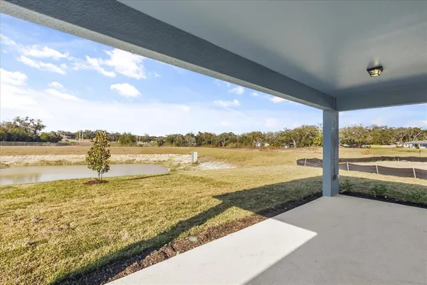 a view of an ocean and beach