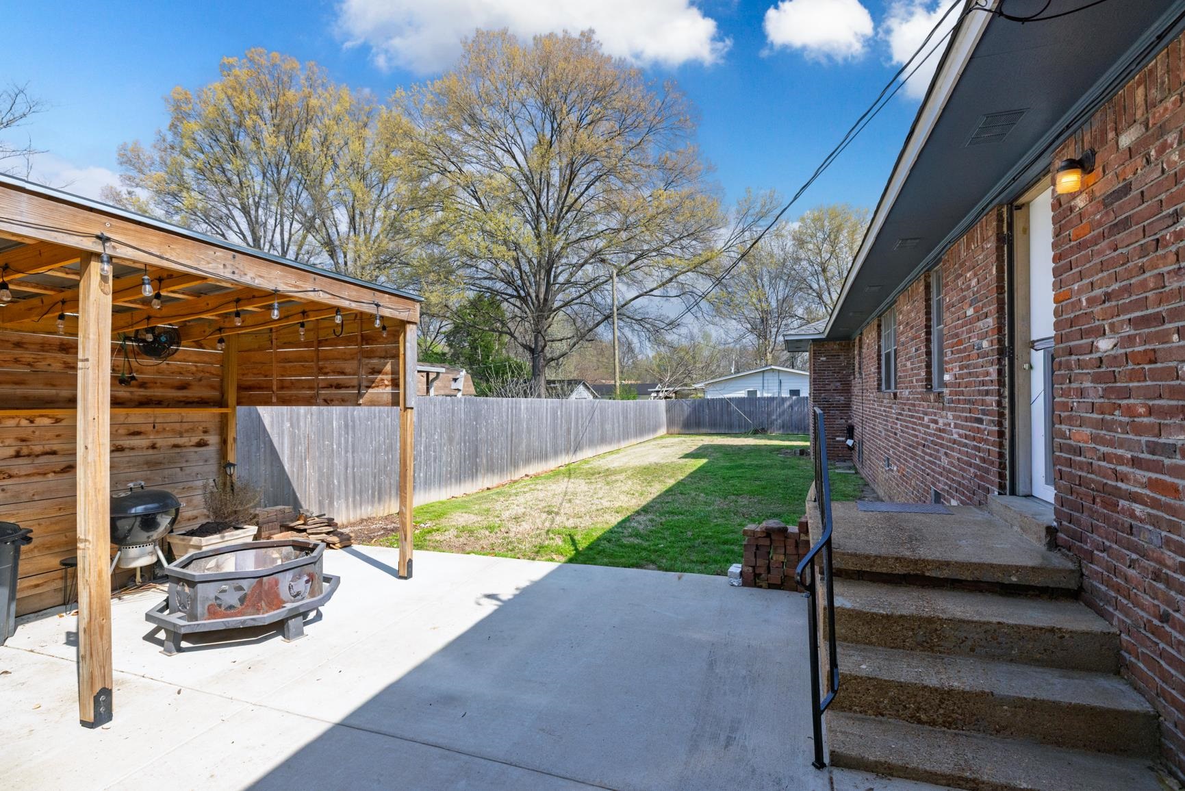 7223 Renda Street Millington, TN 38053 - Photo 22 of 24 a view of a backyard with a patio