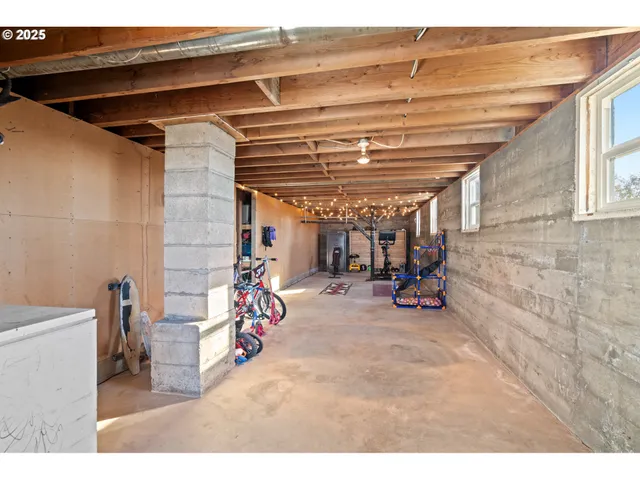 a view of storage and utility room