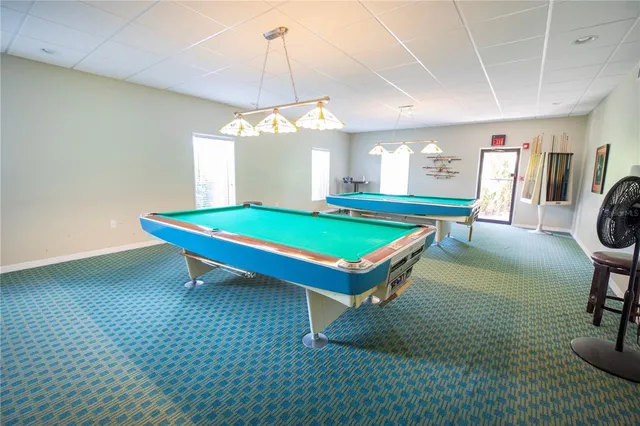 a view of a lake with a yard