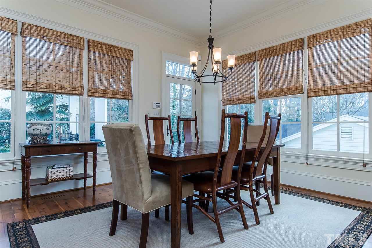 508 Marlowe Road Raleigh, NC 27609 - Photo 13 of 25 a view of a dining room with furniture window and outside view