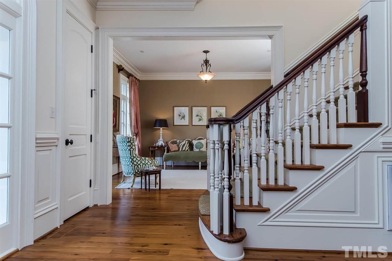 508 Marlowe Road Raleigh, NC 27609 - Photo 4 of 25 a view of entryway and hall with wooden floor