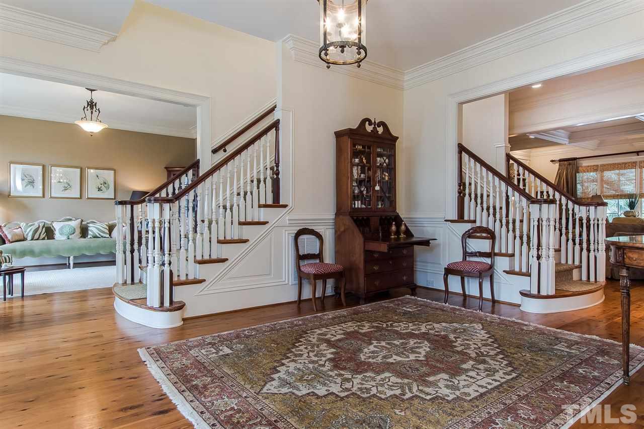 508 Marlowe Road Raleigh, NC 27609 - Photo 5 of 25 a view of entryway livingroom and hall with wooden floor
