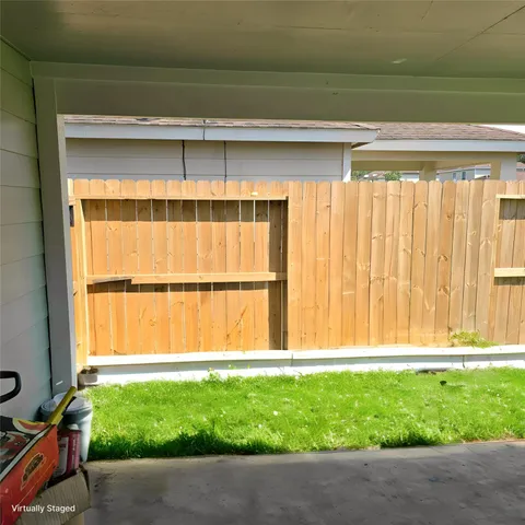 a view of road with trees