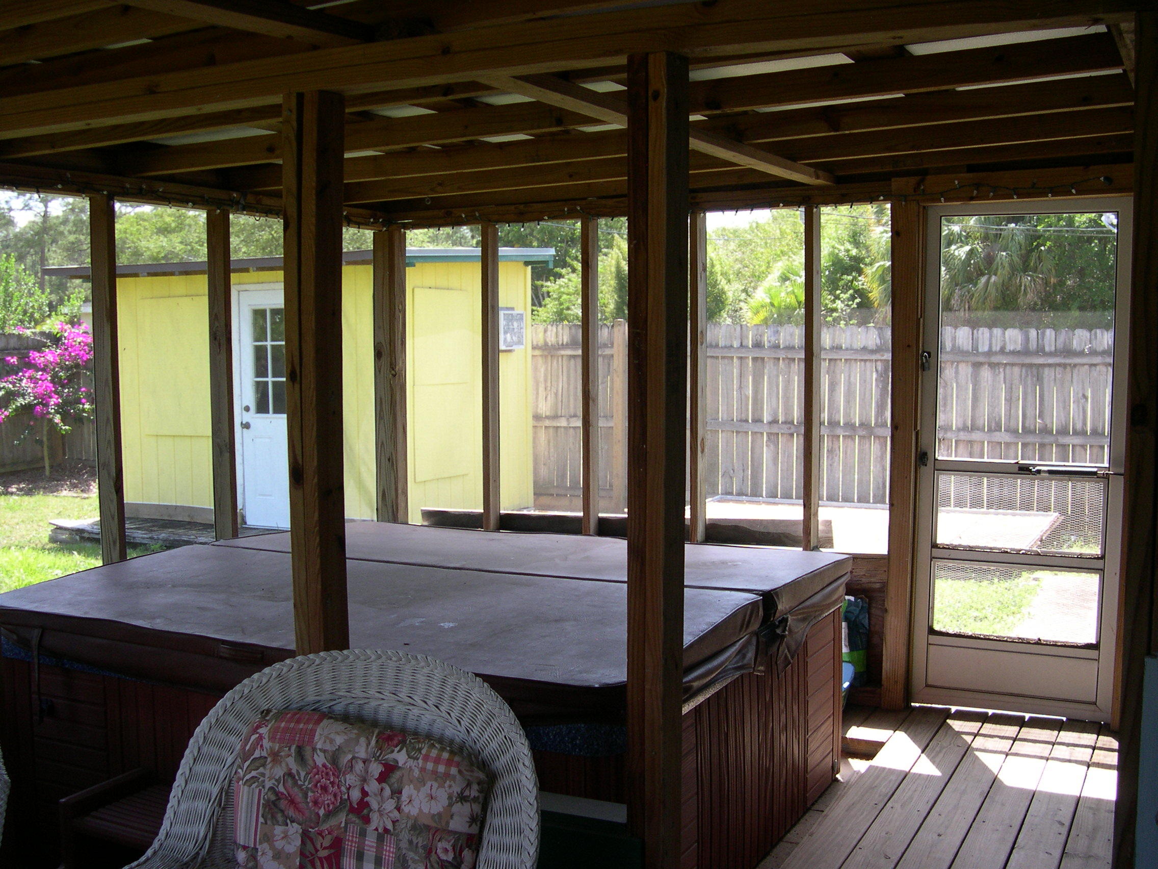 7705 James Road Fort Pierce, FL 34951 - Photo 24 of 31 Rear Screened Porch