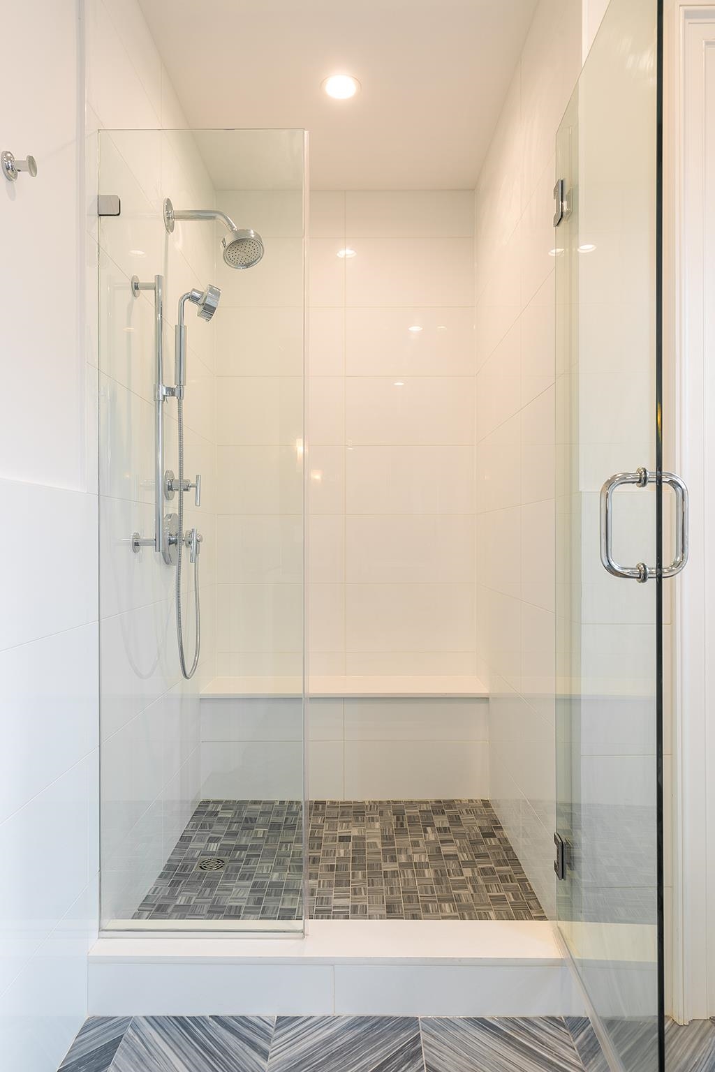 206 8th Street Hoboken, NJ 07030 - Photo 24 of 35 a bathroom with a shower