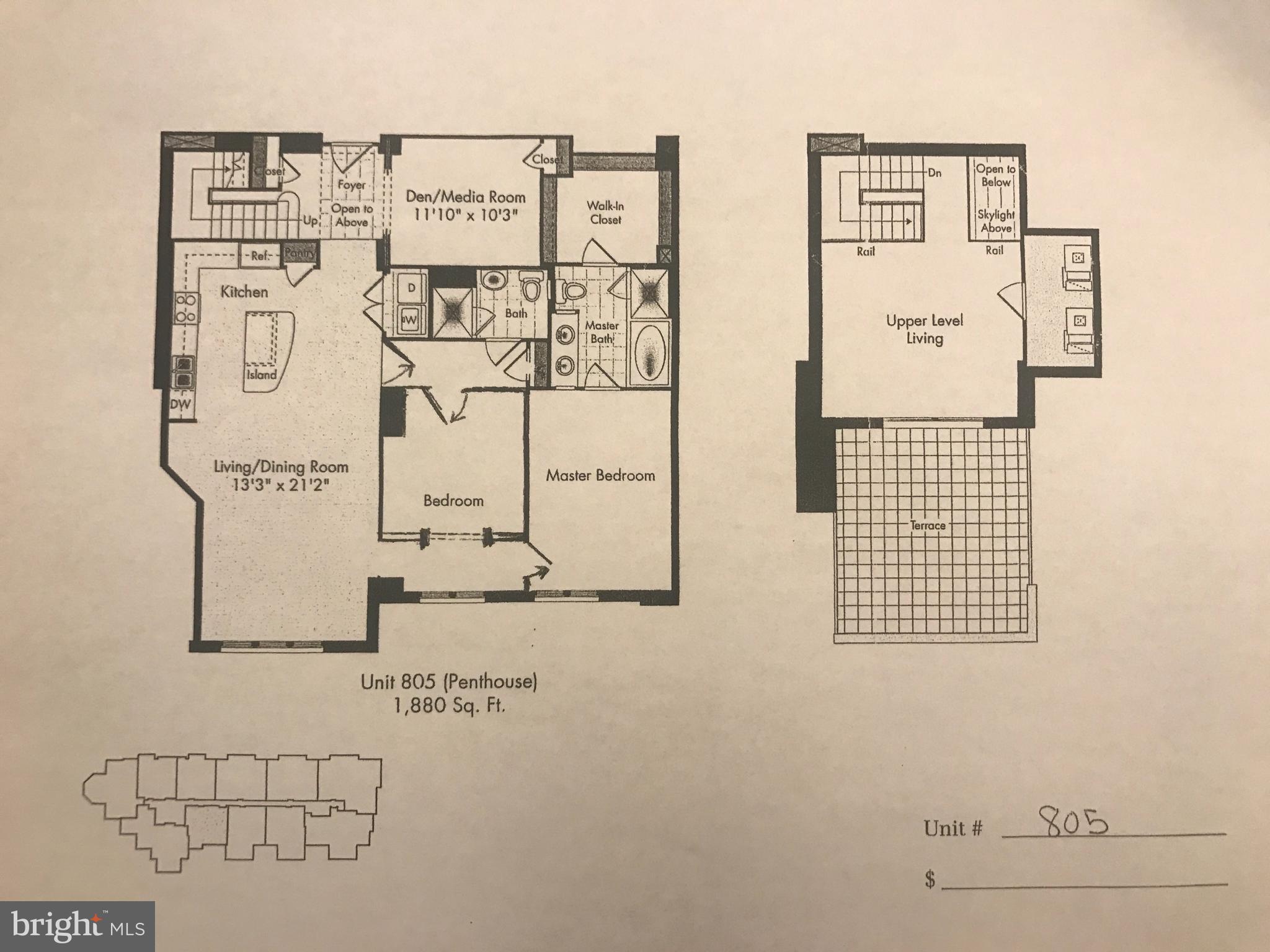 4301 Military Road Northwest, Unit PH5 Washington, DC 20015 - Photo 53 of 53 Floor Plan