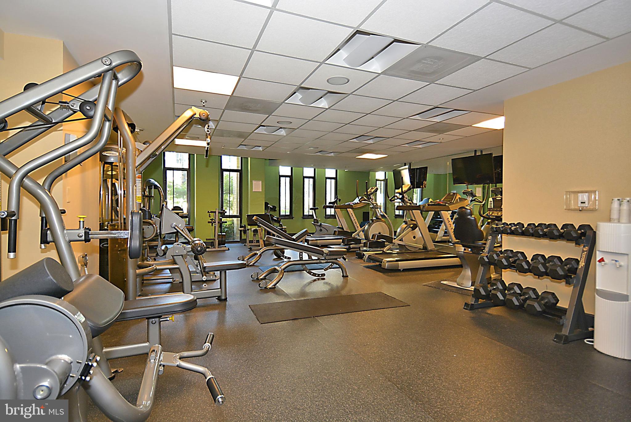4301 Military Road Northwest, Unit PH5 Washington, DC 20015 - Photo 48 of 53 a view of a room with gym equipment