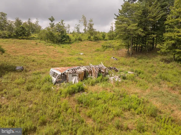 a view of a yard with an outdoor space
