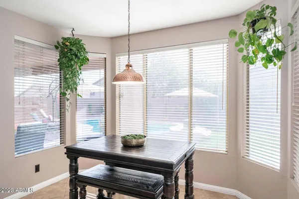 a view of a workspace with a window