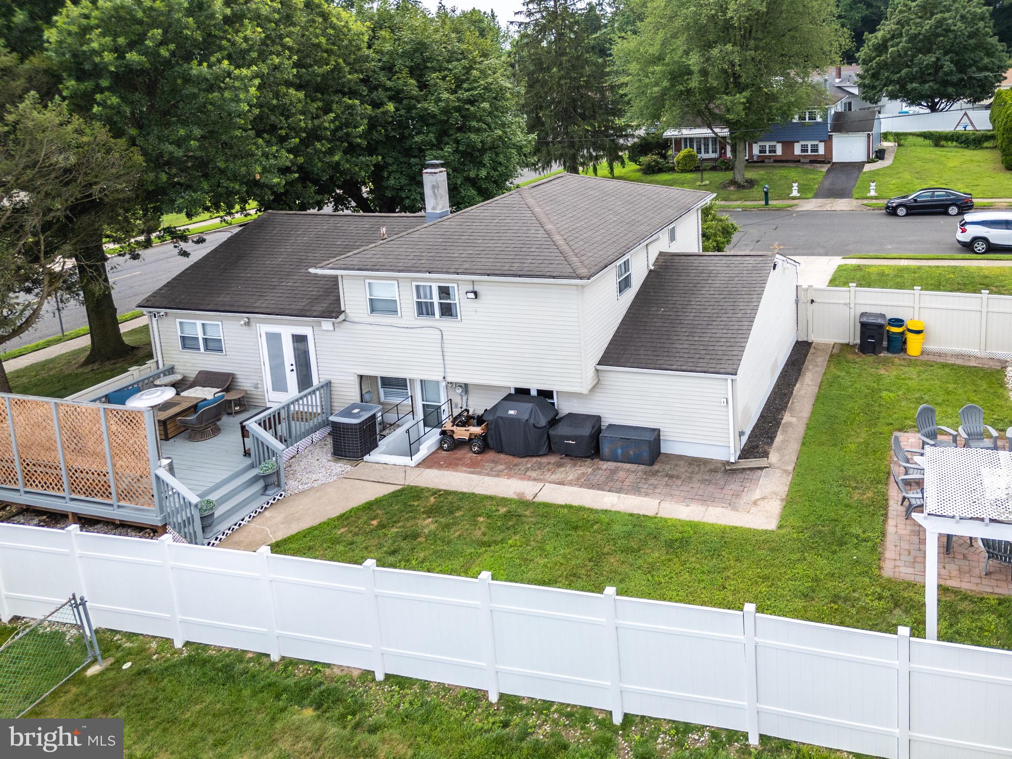 30 Rock Royal Road Hamilton, NJ 08620 - Photo 20 of 54 an aerial view of a house with swimming pool garden and patio