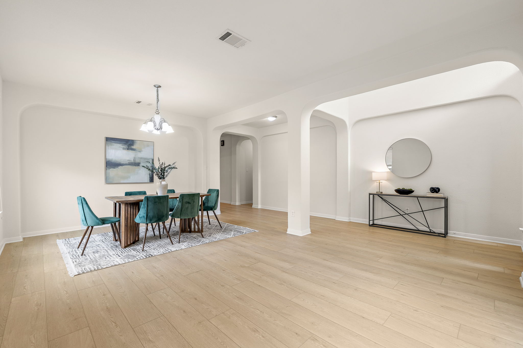 903 Fork Ridge Path Round Rock, TX 78665 - Photo 2 of 27 Upon entering the house, there is a formal living room and dining room.