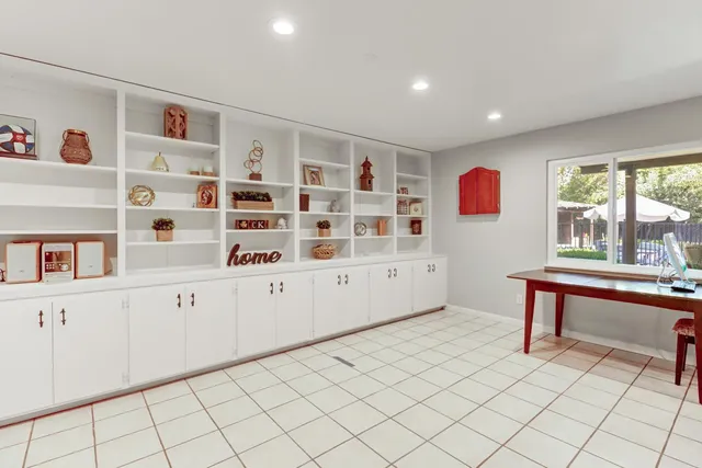 a room with storage and utility