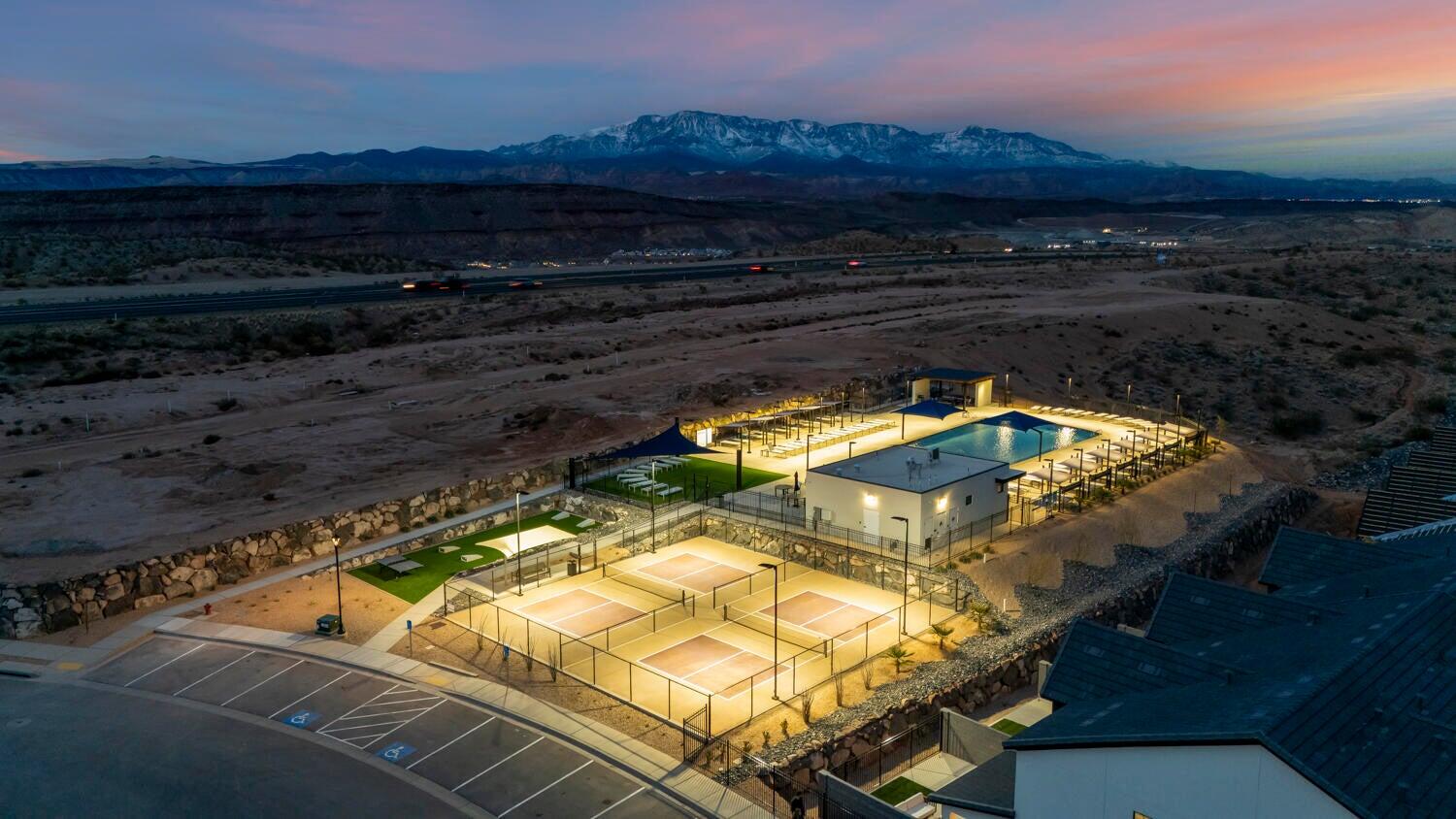1748 Viewcrest Drive, Unit 3077 Washington, UT 84780 - Photo 4 of 46 STR Pool nIght