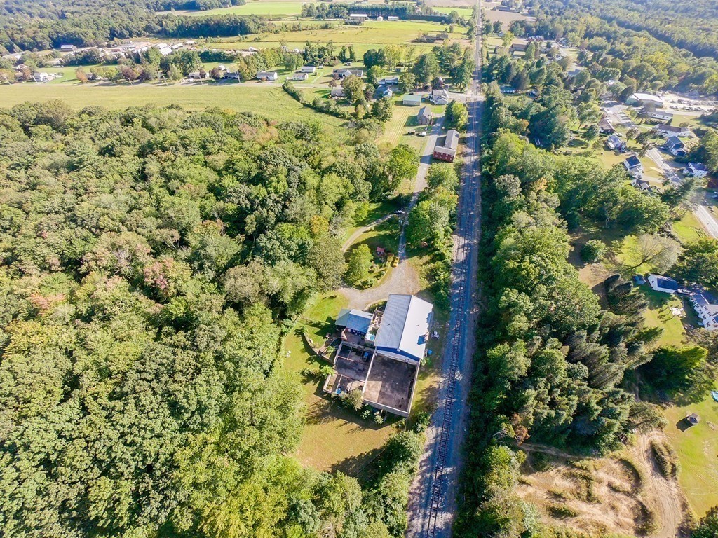 164 A Depot Road Hatfield, MA 01066 - Photo 32 of 40 an aerial view of residential houses with outdoor space
