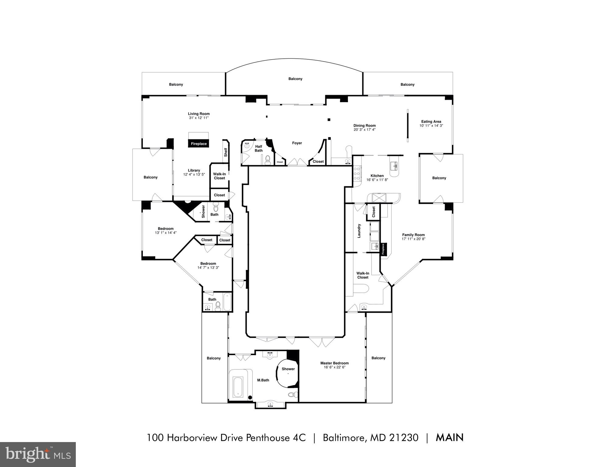 100 Harborview Drive, Unit PH4C Baltimore, MD 21230 - Photo 98 of 115