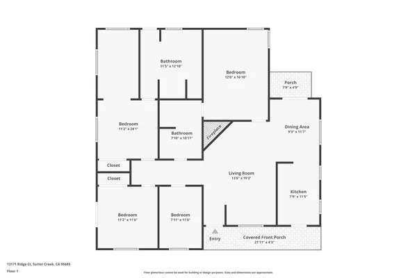 $599,000 | 13171 Ridge Court, Sutter Creek, CA 95685