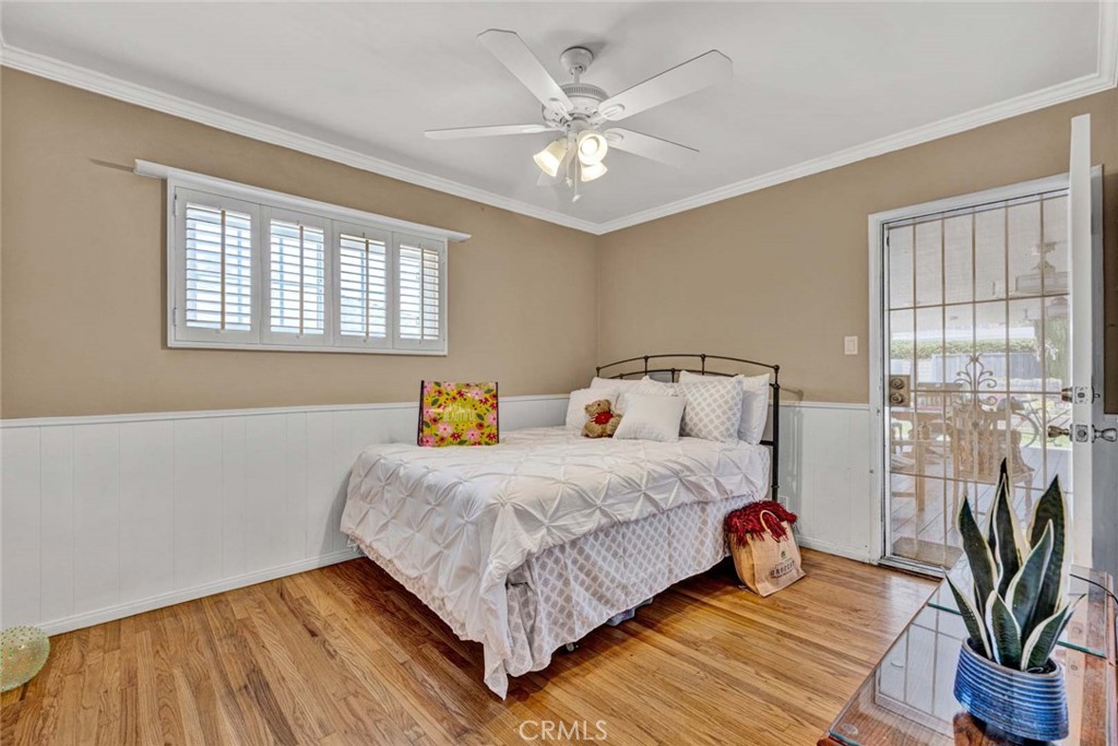 5456 Cadbury Road Whittier, CA 90601 - Photo 30 of 67 a bedroom with bed and a large window