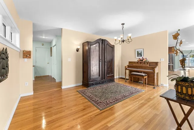 a view of an chairs and table in the patio