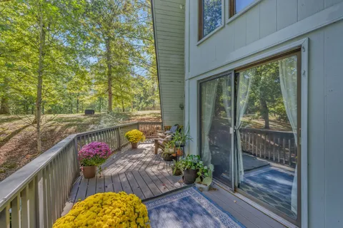 a living room filled with furniture