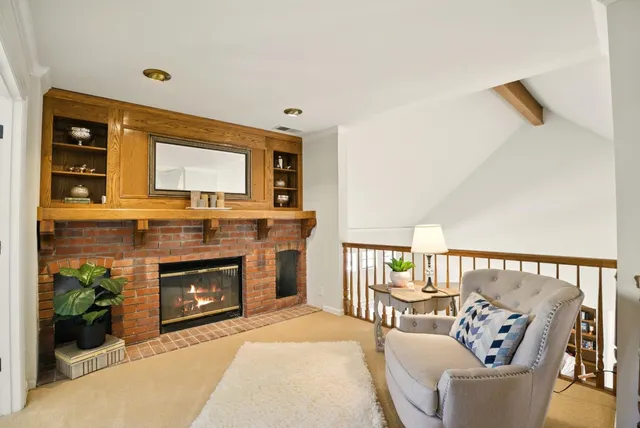 a view of swimming pool from a balcony