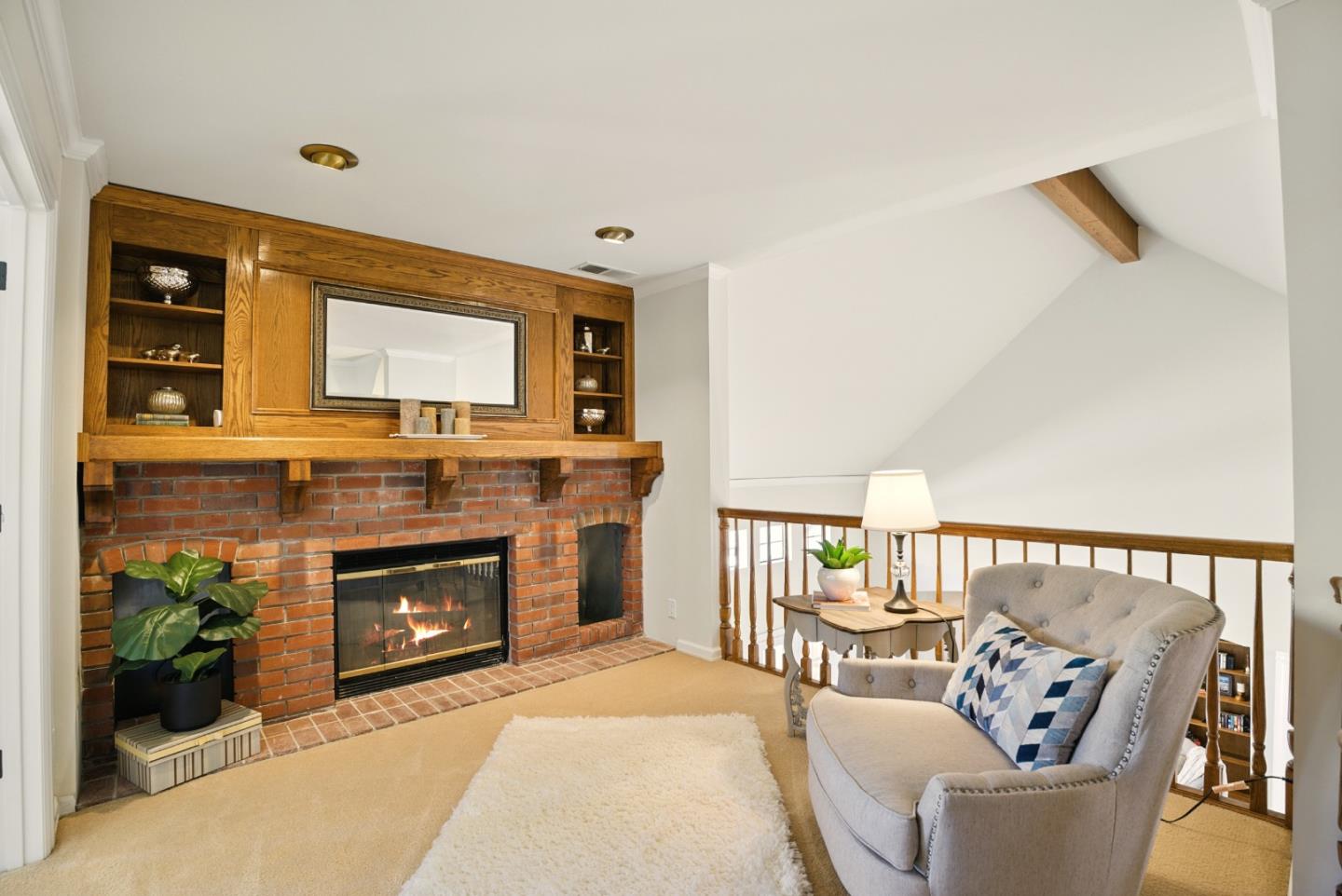 2525 Bridle Path Drive Gilroy, CA 95020 - Photo 39 of 85 a living room with furniture and a fireplace