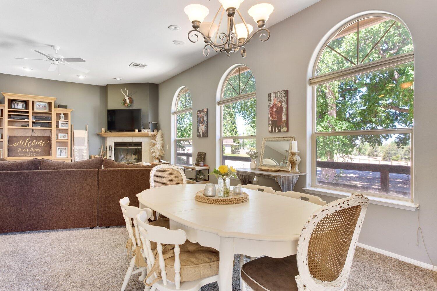 19510 Banducci Road Tehachapi, CA 93561 - Photo 15 of 75 a view of a dining room with furniture window and outside view