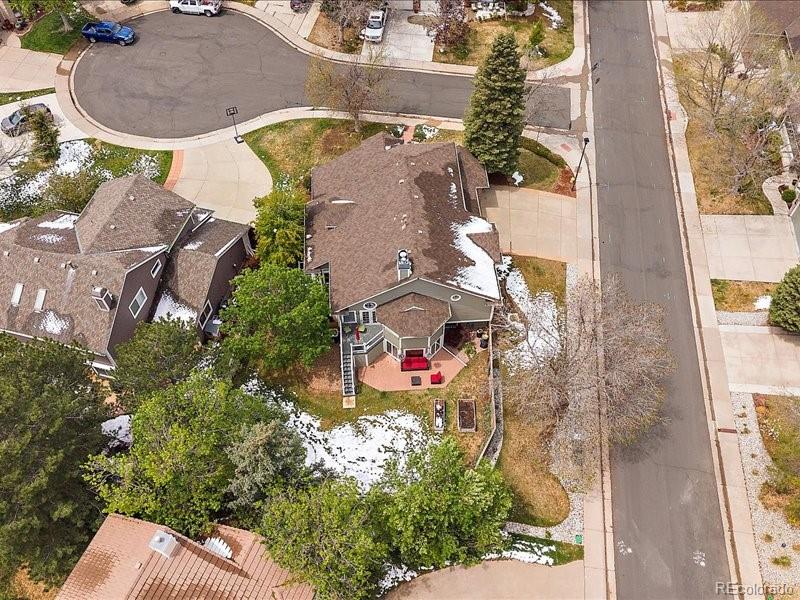 9306 Sulton Court Highlands Ranch, CO 80126 - Photo 39 of 48 an aerial view of a house with outdoor space
