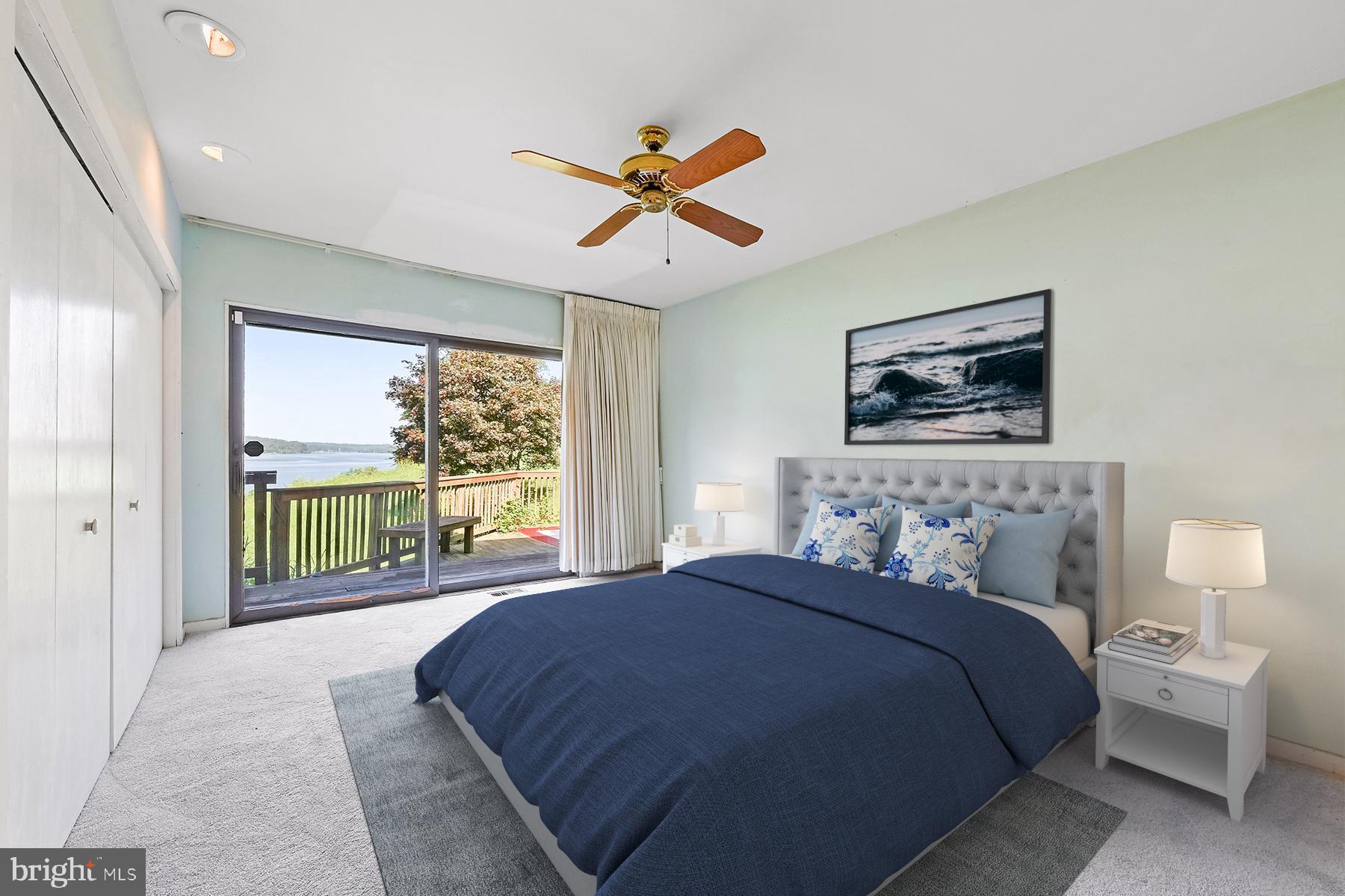 296 West Joyce Lane Arnold, MD 21012 - Photo 12 of 32 Primary bedroom has water views