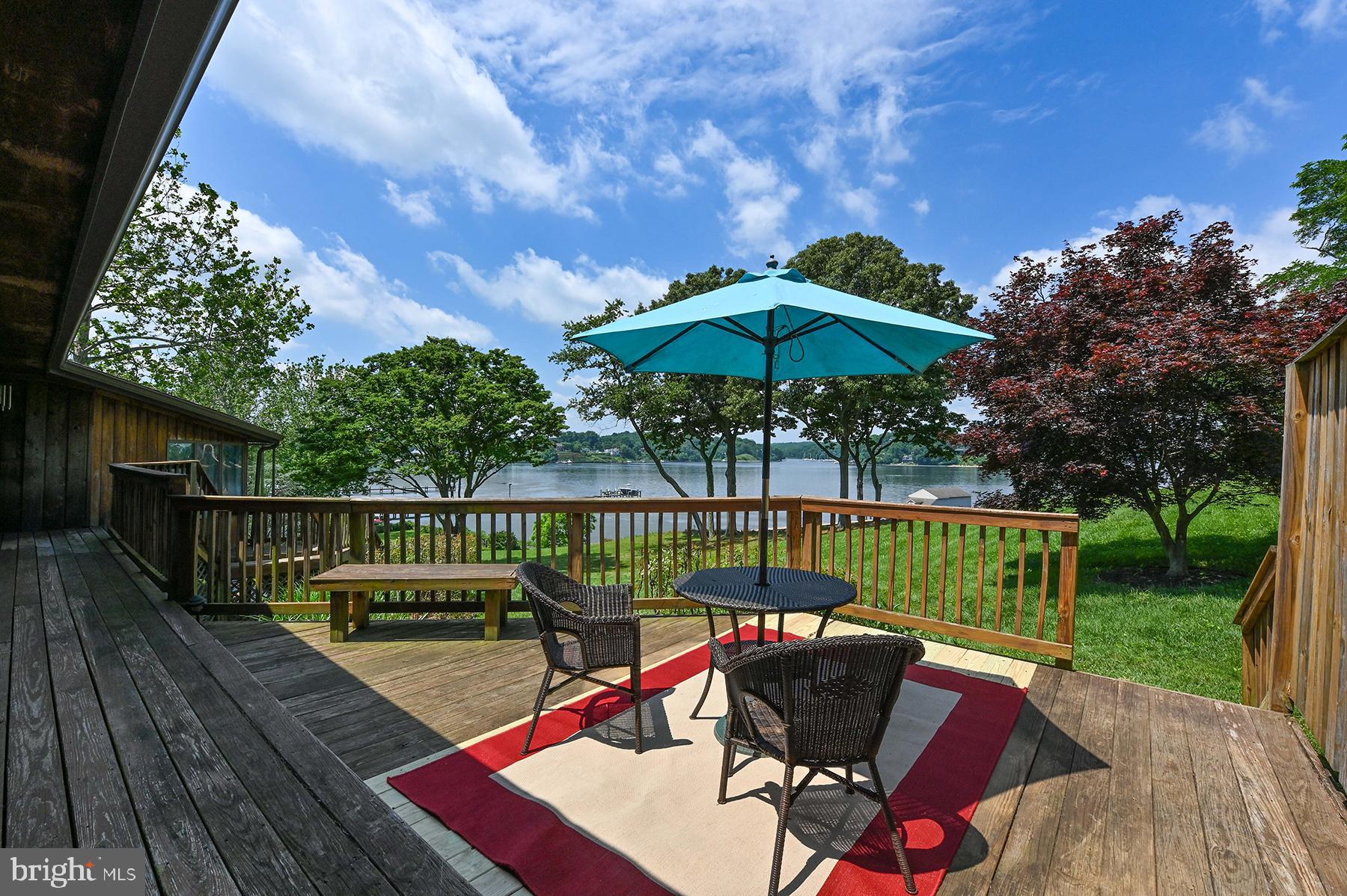 296 West Joyce Lane Arnold, MD 21012 - Photo 4 of 32 Spacious deck overlooking the water