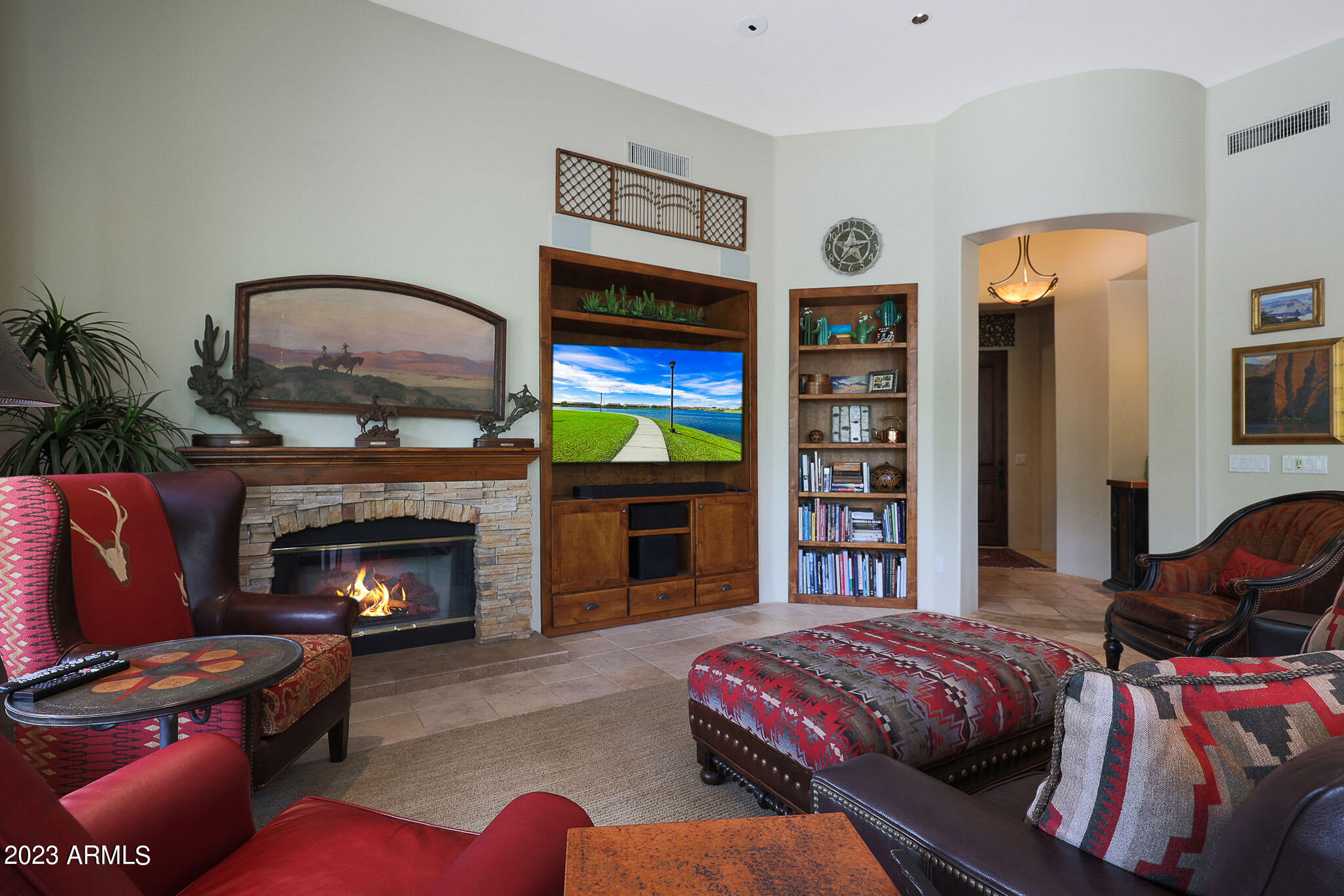 8953 East Mountain Spring Road Scottsdale, AZ 85255 - Photo 4 of 32 Gas Fireplace