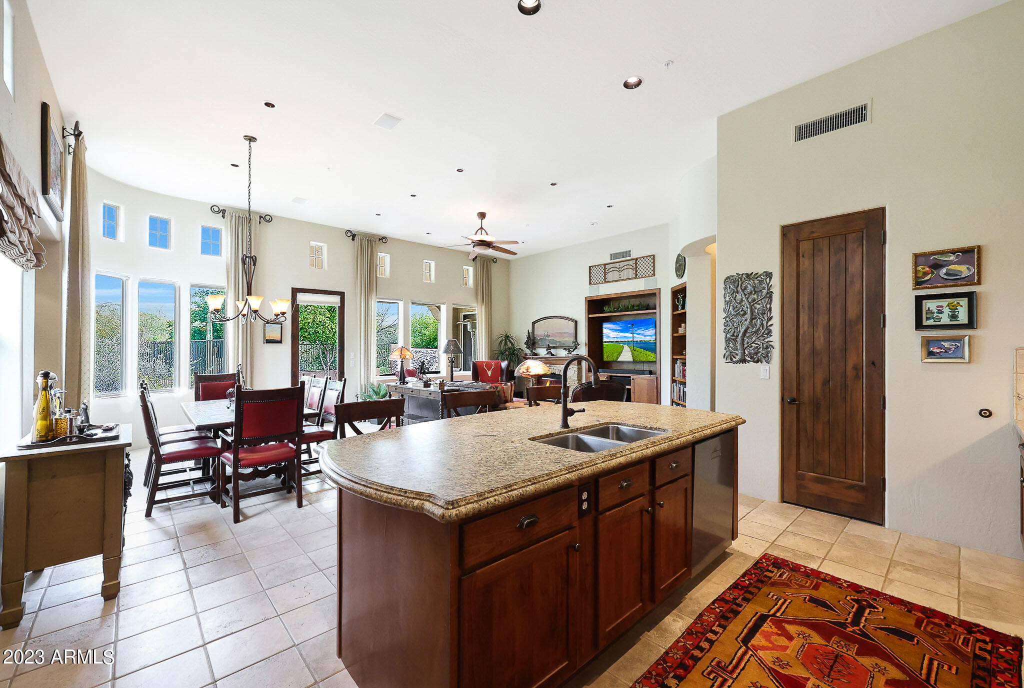 8953 East Mountain Spring Road Scottsdale, AZ 85255 - Photo 10 of 32 Looking back into Great Room