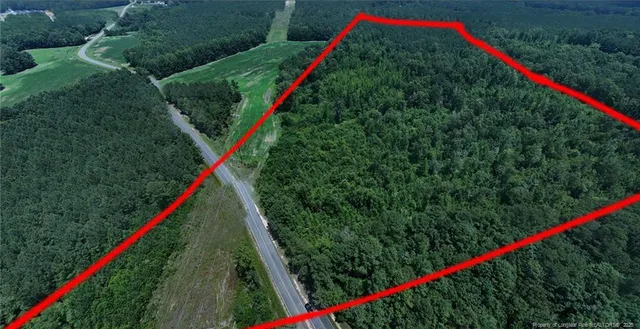 a view of a yard with a swimming pool