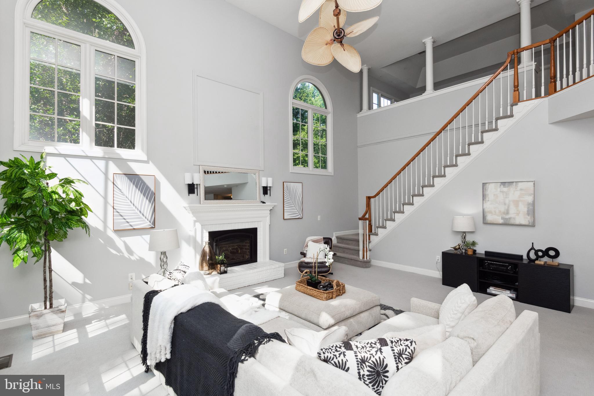 3466 Monarch Drive Edgewater, MD 21037 - Photo 17 of 51 Second Stairway in Family Room