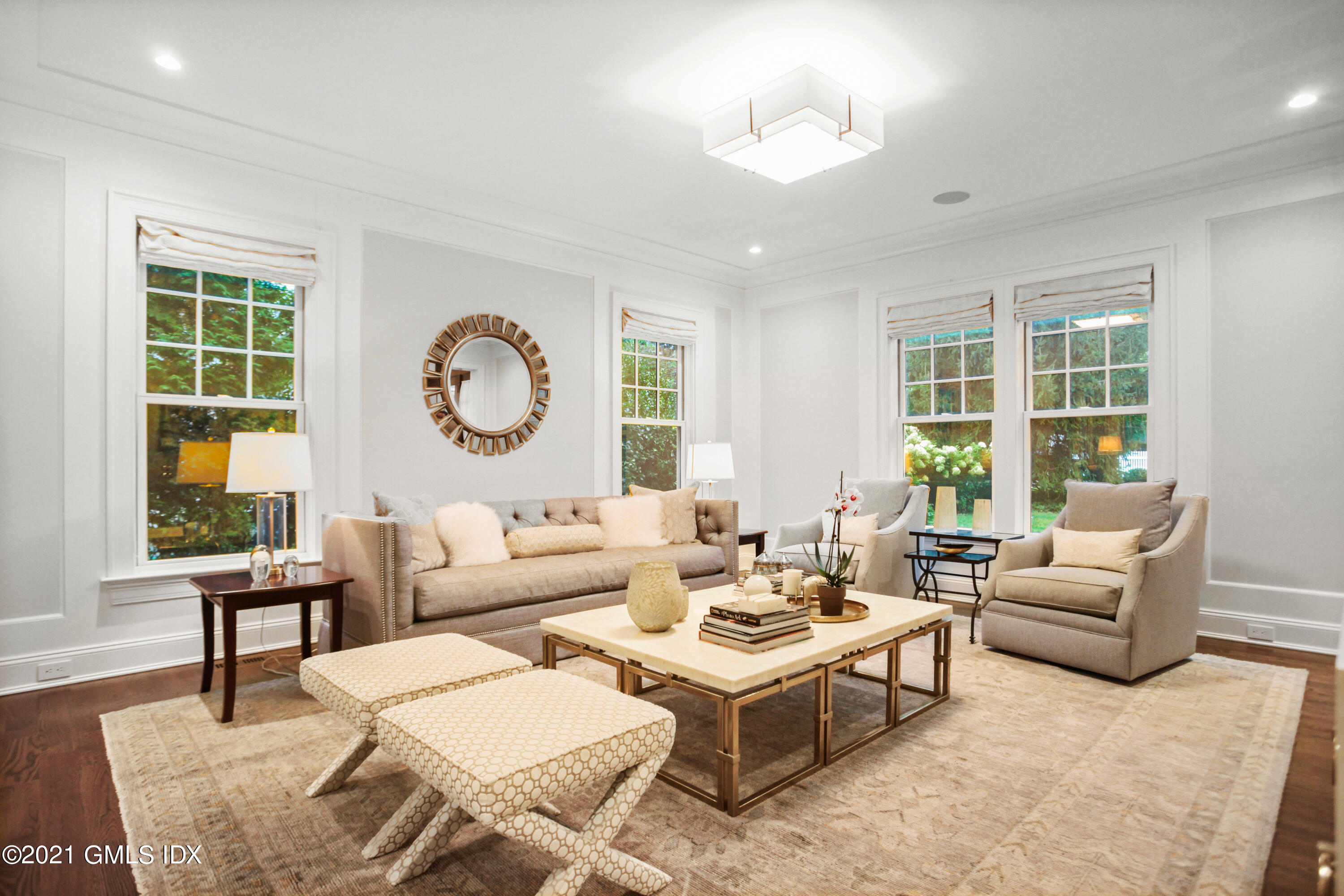 48 Winthrop Drive Riverside, CT 06878 - Photo 13 of 40 a living room with furniture a table and a large window