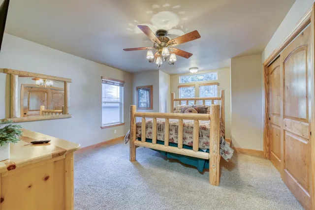 a view of a wooden deck with a bench