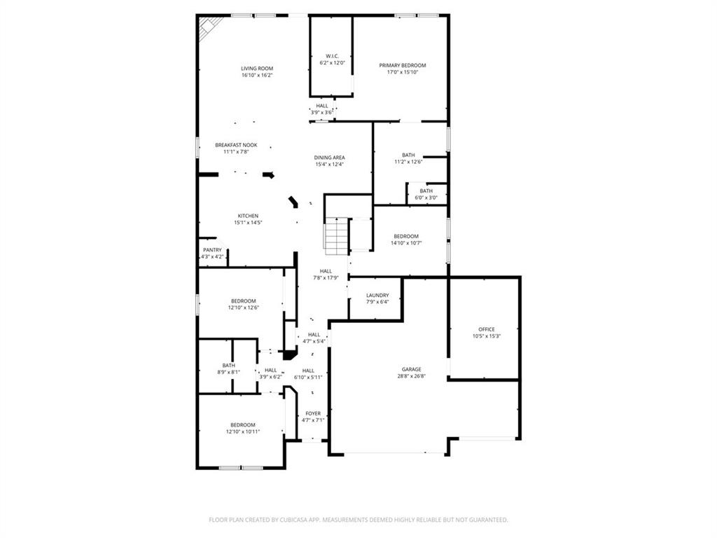 349 Razzmatazz Trail Buda, TX 78610 - Photo 26 of 27 Navigate this meticulously planned layout, featuring generous room dimensions and a clear separation of living spaces.
