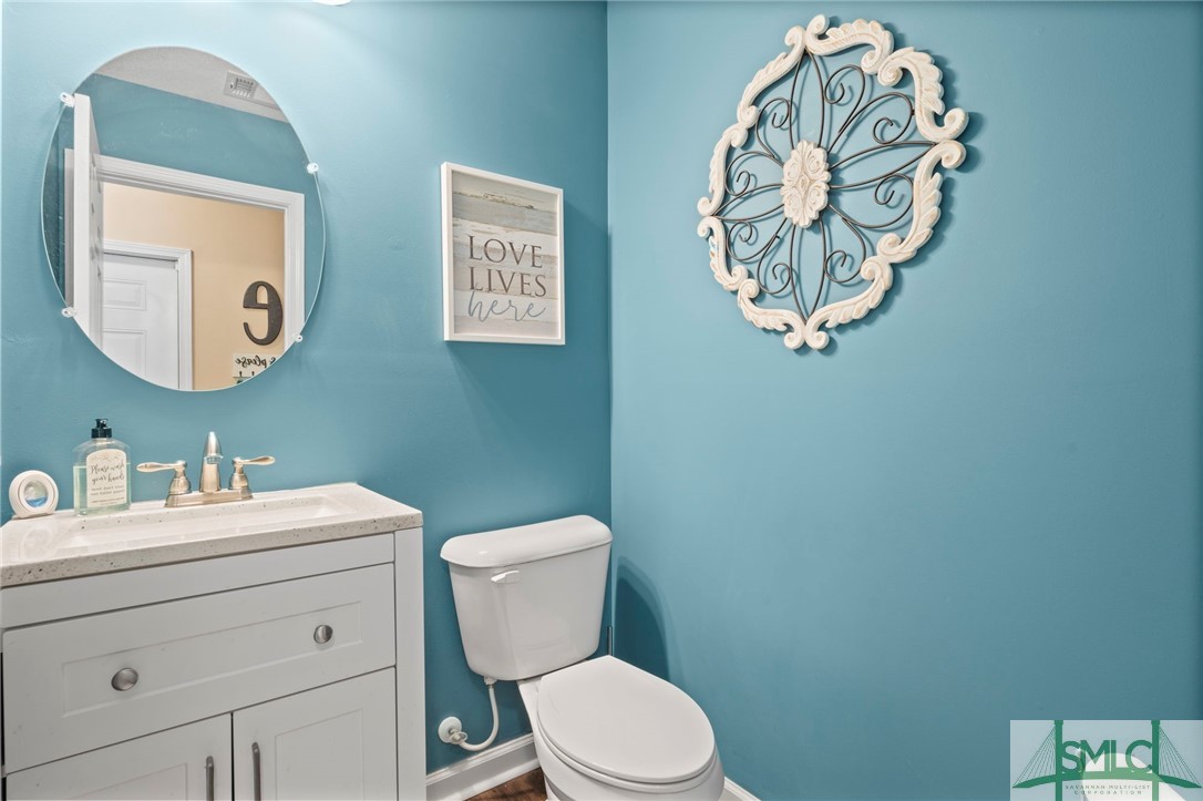 15 Hasty Point Road Port Wentworth, GA 31407 - Photo 11 of 26 Half bathroom located downstairs.