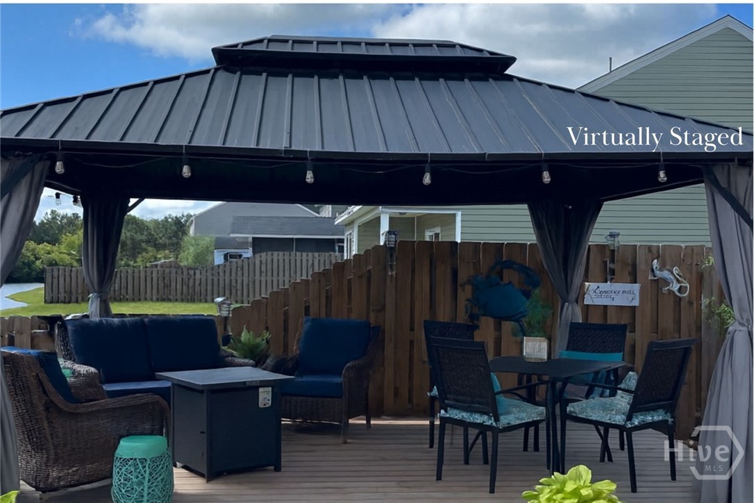 15 Hasty Point Road Port Wentworth, GA 31407 - Photo 21 of 26 Virtually staged backyard