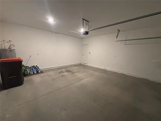 a view of a room with an empty space