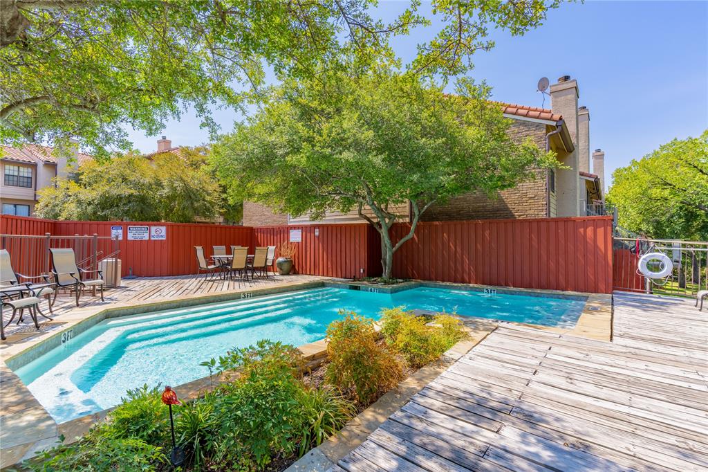 4777 Cedar Springs Road, Unit 8J Dallas, TX 75219 - Photo 27 of 30 a view of a backyard