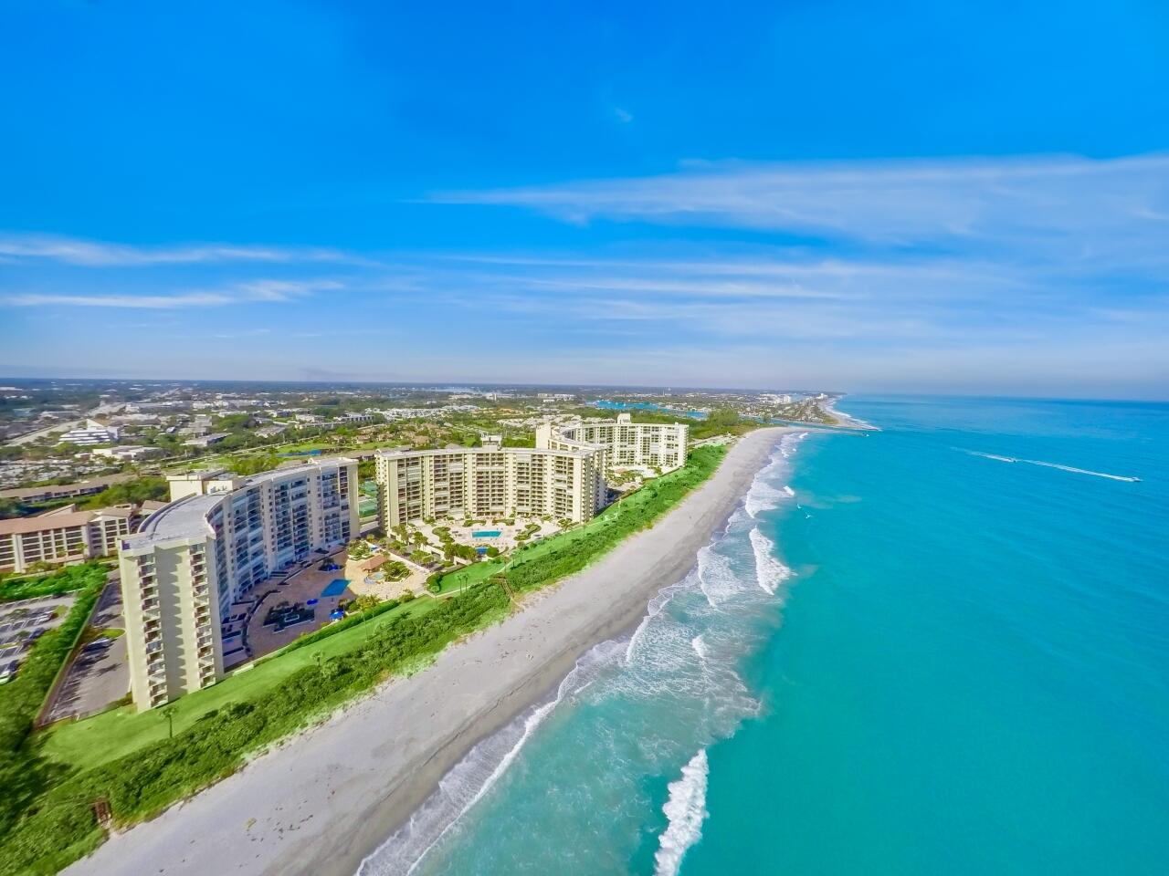 300 Ocean Trail Way, Unit 706 Jupiter, FL 33477 - Photo 29 of 30 Ocean Trail Aerial Views to the Inlet