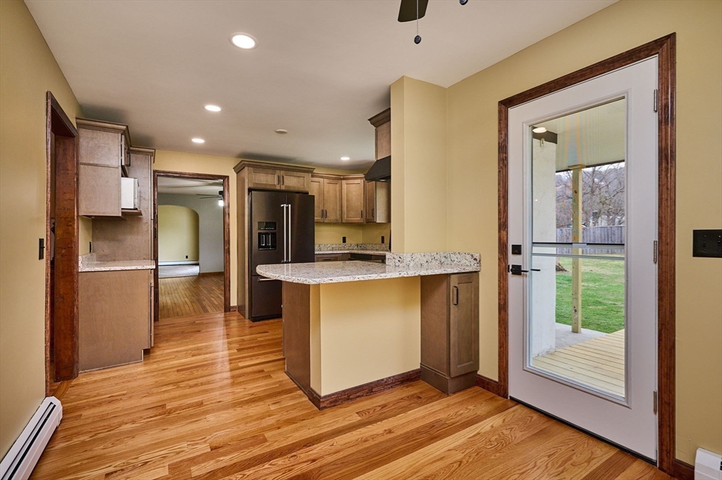 14 East Hawley Road Charlemont, MA 01339 - Photo 8 of 42 a view of kitchen with refrigerator and window