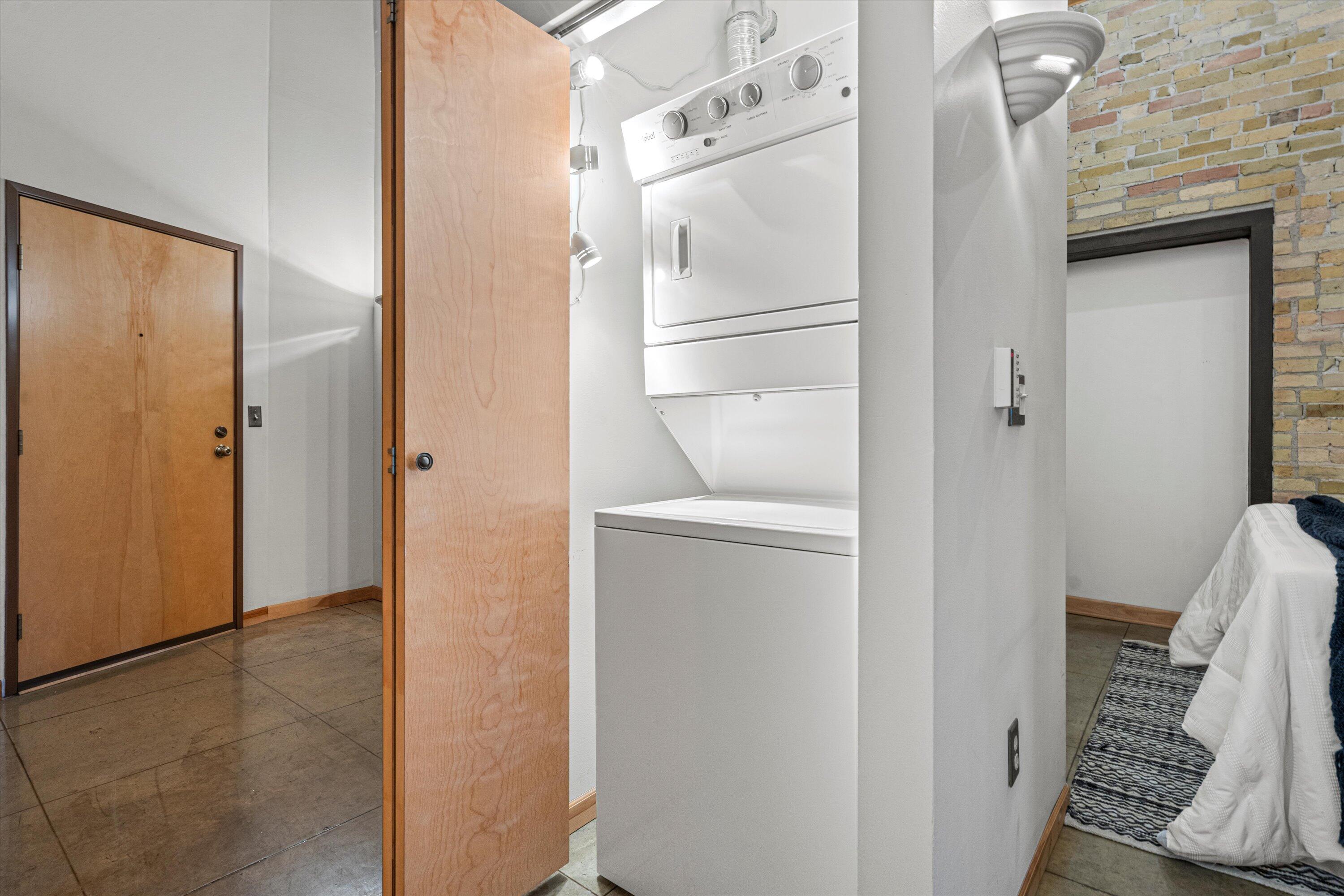 773 North Water Street, Unit 34 Milwaukee, WI 53202 - Photo 10 of 28 In Unit Washer / Dryer