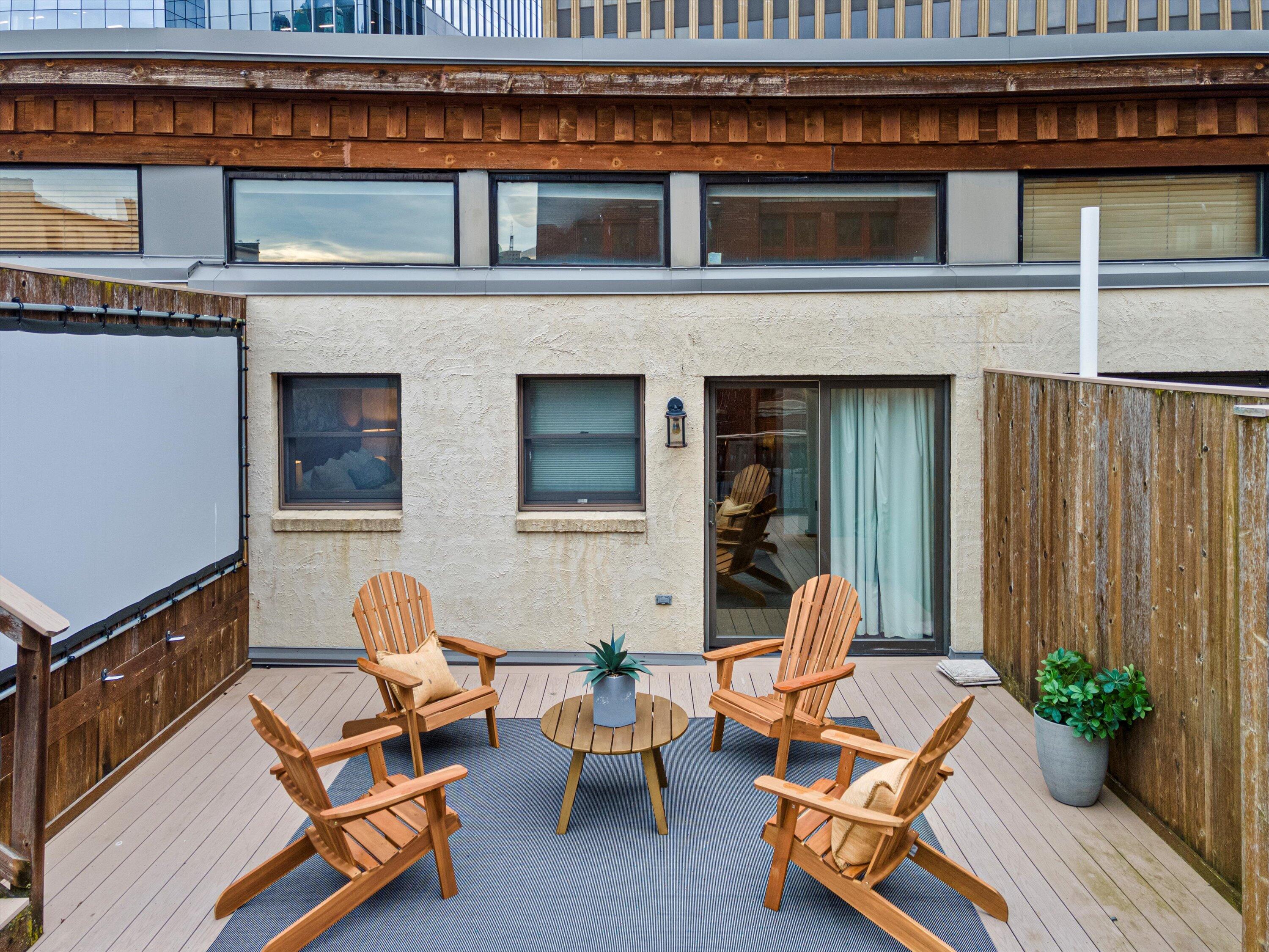 773 North Water Street, Unit 34 Milwaukee, WI 53202 - Photo 23 of 28 Private Rooftop Balcony - Theater