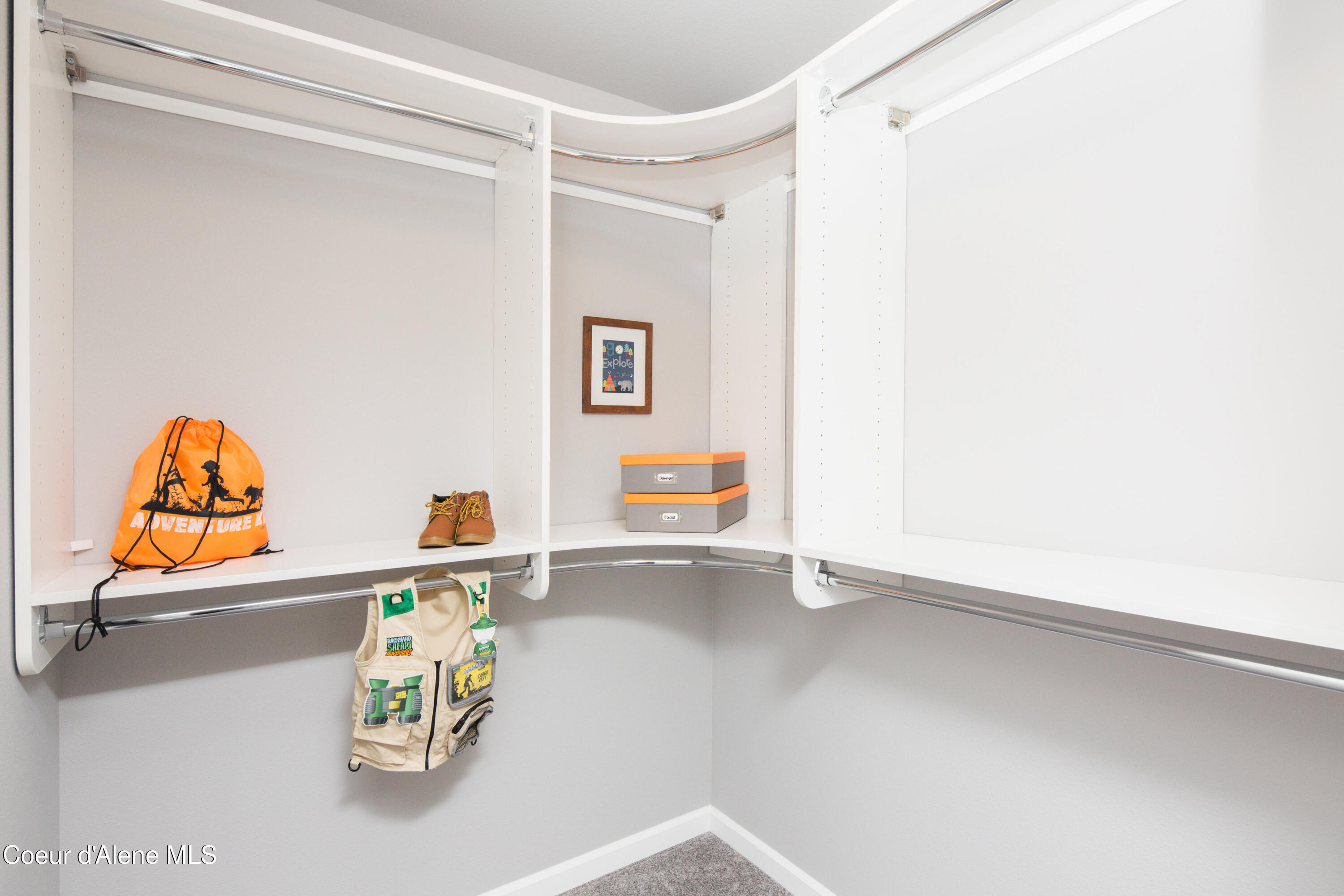 3346 North Segar Loop Post Falls, ID 83854 - Photo 13 of 32 (13) stock bedroom closet