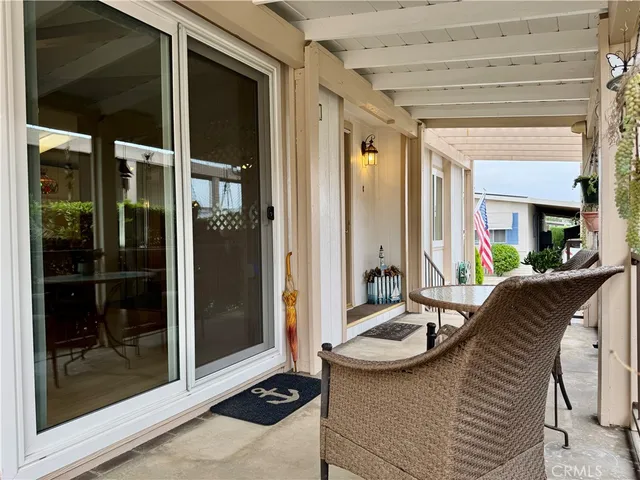 a view of balcony and patio