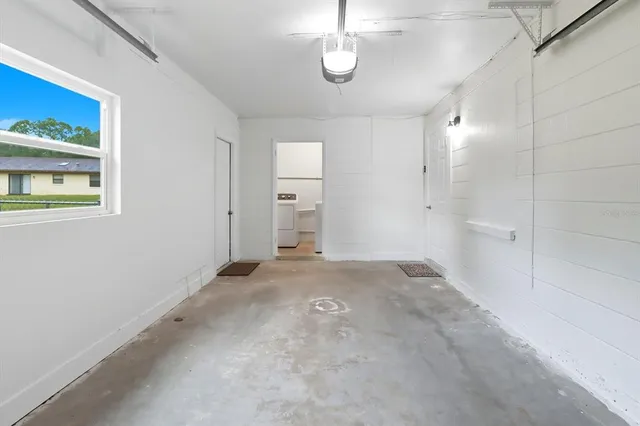 a room with storage and utility