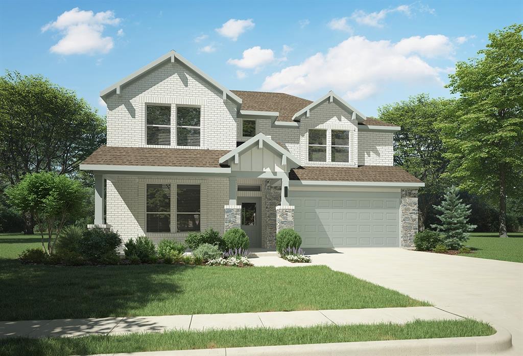 7333 Mistflower Venus, TX 76084 - Photo 1 of 1 a front view of a house with a garden