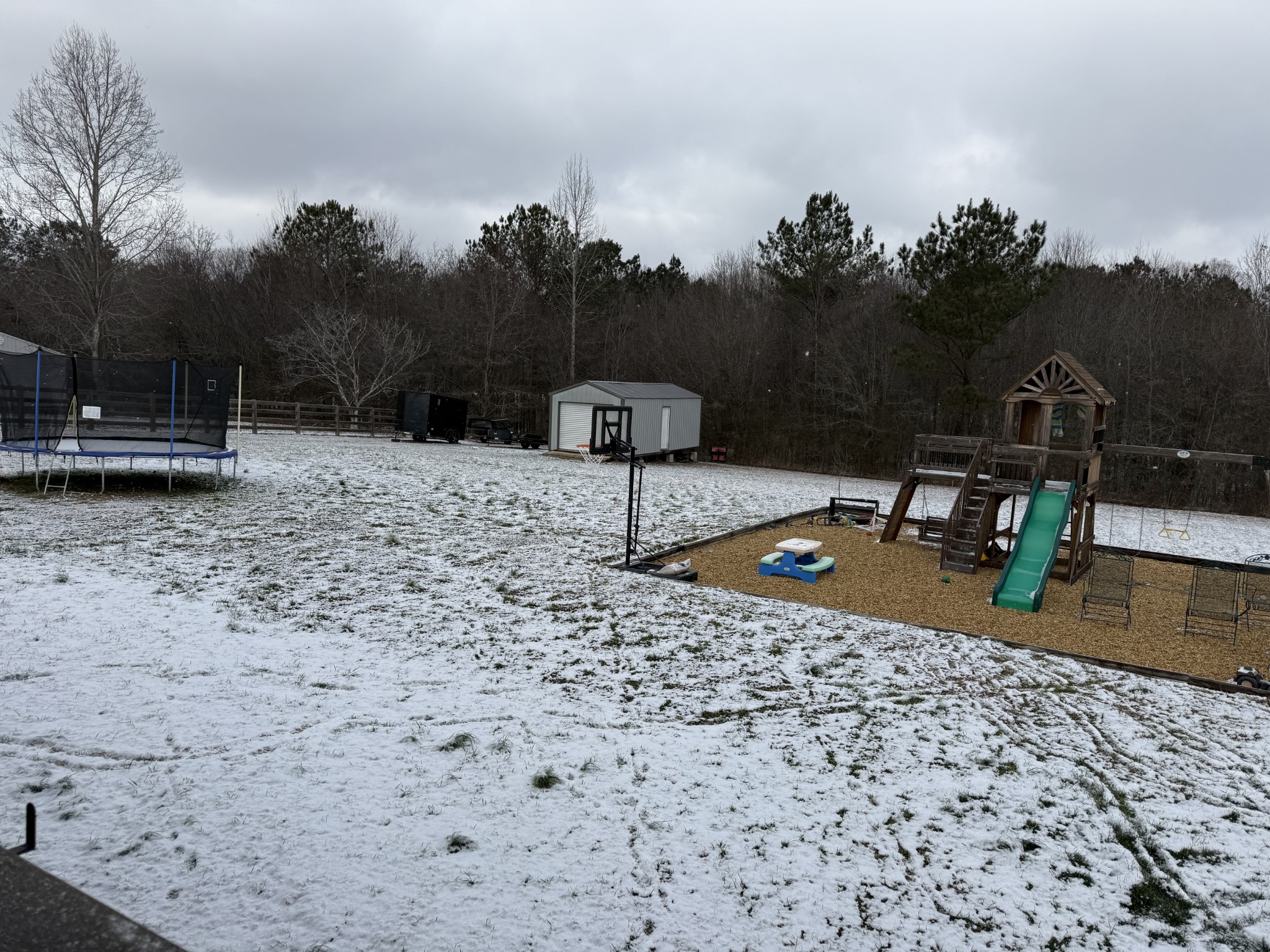 5716 Spring Creek Road Tullahoma, TN 37388 - Photo 8 of 8 a view of a backyard of a house